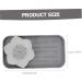 Ciieeo 4 Sets Drain Pan Mat Soap Drainer Silicone Container Black Stand Soap Holder Shower Hand Soap Container Wooden Soap Dish Black Soap Soundbar Household Products Silica Gel Square - Buy Online on GoSupps.com