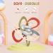 Zooawa Baby Teether - BPA-Free Silicone Sensory Toy for Teething Relief | Rattles & Chew Toy for 3-6 Months+ - Easy-to-Hold Beige - Buy Online on GoSupps.com