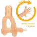 Elfzone Thumb Sucking Stop - 2 Pack Adjustable Silicone Guard for Babies 3-36 Months - Brown-2pk - Buy Online on GoSupps.com