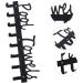 Cabilock Towel Hook Wall Mount Towel Rack Outdoor Towel Rack for Pool Modern Coat Hooks Wrought Iron Shelf - Buy Online on GoSupps.com