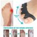 Silicone Toe Spacers Gel Stretcher Separator for Toe Correction - Bunion Corrector for Pain Relief - Plantar Fasciitis and Hammer Toe Straightener for Men and Women - 4 Pairs (Black) - Buy Online on GoSupps.com