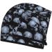 Buy Gothic Skull Microfiber Hair Towel | Super Absorbent Coral Velvet Wrap for Long Curly & Thick Hair - Fast International Shipping - Buy Online on GoSupps.com