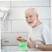 Healifty Water Nursing Organizer Denture Cups with Brushing Basin - Elderly Bathing and Bedridden Toothbrush Cup Set - Buy Online on GoSupps.com