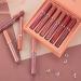 6 Colors Matte Liquid Lipstick Set | Waterproof Long Lasting Lip Gloss | Non-Stick Cup Makeup for All Skin Tones - Buy Online on GoSupps.com
