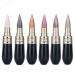 6PCS/SET 2 In 1 Double Head Eyeliner Eyeshadow Combination Waterproof Black Eye Liner Pen Quick Dry Colorful Eyeshadow High Pigmented Eye Powder Cosmetic Set liquid eyeliner