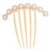 MAGICLULU Hair Comb Girl Headpieces for Wedding Rhinestone Clips for Hair Pearl Hair Side Comb Rhinestone Hair Pin Hair Accessories for Wedding Hair Accessories for Brides