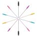100PCS Multi-Colored Crystal Eyelash Mascara Brushes - Makeup Applicator Wands - Buy Online on GoSupps.com