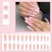 Kamize Line Pink Press on Acrylic Coffin False Nails - 24PCS - Buy Online on GoSupps.com
