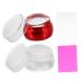 FRCOLOR 2 Sets Nail Art Silicone Stamp Nail Tools Nail Polish Tools Nail Stamper Nail Polish Transfer Stamper Silicone Stamping Tool Manicure Scrap Board Seal Abs Aluminum Silicone Set