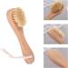 6 Pcs Natural Bristle Face Exfoliator Brush Set - Wooden Dry Brush for Gentle Facial Cleansing and Exfoliation - Face Wash Scrub for Face Care - Buy Online on GoSupps.com