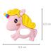 PREMYO Unicorn Teething Ring - BPA Free Silicone Baby Teething Aid - Cooling Relief for Teething Pain - Soft & Safe - Pink - Buy Online on GoSupps.com
