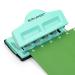 Enjoy Myself Mushroom Discbound Hole Punch  4 Holes Mushroom Paper Puncher for Disc Bound Planner (Lake Blue)