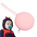Buy Portable Waterproof Silicone Pacifier Holder | Cute Pink Storage Bag with Zipper - International Shipping Available - Buy Online on GoSupps.com
