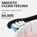 Oclean X Pro Electric Toothbrush - 84,000 Movements/min, LCD Touch Screen, 2H Fast Charge, 30 Days Battery, 3 Modes, 32 Intensities, Smart Timer - Black Purple - Buy Online on GoSupps.com