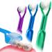 3-PK :: Dentrust 3-Sided Braces Toothbrush :: Clinically Proven Better for Orthodontic's :: Easily Cleans Around Brackets :: Rubber Bands Bracket :: Archwire Retainer Headgear Decalcification