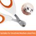 1 Pcs Pet Nail Clippers - Stainless Steel Cat Claw Clippers with Safety Guard - Professional Cat Nail Clippers for Kittens Rabbits Hamsters Birds and Other Small Animals - Non-Slip Handles - Buy Online on GoSupps.com