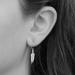Vintage Silver Feather Dangle Earrings | Boho Charm Jewelry for Women & Girls - Buy Online on GoSupps.com