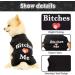 Dog T Shirts Pet Vests Fashion Printing 2 Pack - Small (Chest 13, Length 10.2) - Black & Grey - Buy Online on GoSupps.com