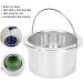 Buy Portable Aluminum Wax Warmer Replacement Pot | Quick Heating 100mm Wax Bowl for Hair Removal - Buy Online on GoSupps.com