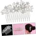 minkissy Bridal Hair Clip Womens Barrettes for Hair Women's Hair Accessories Pearl Hair Barrettes Women Hair Accessories Pearl Hair Pin Bride Hair Clip Women Hair Comb Miss Makeup Crown - Buy Online on GoSupps.com