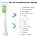 Pisonicleara Replacement Toothbrush Heads - 10 Pack Compatible with Philips Sonicare DiamondClean HX9023 HX9265 4100 C2 C3 C1 W2 W3 - Buy Online on GoSupps.com