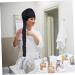 AUTSUPPL 2pcs Dry Hair Cap Hair Caps Conditioning Cap Delicate Hats Practical Hats Black 190t - Buy Online on GoSupps.com