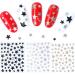 10 Sheets Star Nail Art Sticker Decals - 3D Self-Adhesive Nail Sliders for Glittery DIY Manicure | Colorful Nail Art Supplies - Buy Online on GoSupps.com