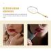 Minkissy Vintage Lighted Makeup Mirror - Portable Golden Hand Mirror for Women - Buy Online on GoSupps.com