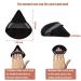 6 Pack Reusable Washable Black Powder Puff Set - Soft Triangle Makeup Puffs for Face & Body - Plush Sponge for Wet/Dry Makeup Application - Buy Online on GoSupps.com
