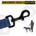 OneTigris Double Dog Leash with Reflective Stripes | M (182cm) Blue - Durable Adjustable & Perfect for Large Dogs | Shop Internationally! - Buy Online on GoSupps.com