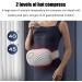 Electric Abdominal Massage Device - 3-Speed Belt with Hot Compress & Timing Function for Waist Neck & Legs - Buy Online on GoSupps.com