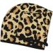 Leopard Microfiber Hair Towel | Soft & Super Absorbent Quick Dry Wrap for Women Ideal for Long Curly & Thick Hair - Buy Online on GoSupps.com