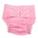 Adjustable diaper pants for adults against incontinence washable adult references cloth diaper for adults washable reusable and adjustable diaper (pink)