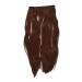 in on hair Straight Tail extensions New human heat resistant - Blonde