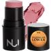 Nui Cosmetics Natural Cream Blush Pititi - Natural Cosmetics vegan of course gluten -free - nourishing blush in a matt rose color for cheeks eyes and lips