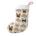 Ffexs Mountains New Year Christmas Socks Velvet Christmas Socks Dog Dog2 One Size