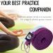 TECEUM Spring 2023 Yoga Strap Cotton 8 ft - Adjustable Non-Slip Belt for Yoga, Pilates & Physical Therapy - Mixed Blueberry - Buy Online on GoSupps.com