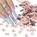 Butterfly Nail Art Glitter - 6 Girds Gold Holographic Confetti for DIY Manicure - Buy Online on GoSupps.com