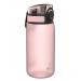 Ion8 Kids Water Bottle 350 ml/12 oz Leak Proof Easy to Open Secure Lock Dishwasher Safe BPA Free Carry Handle Hygienic Flip Cover Easy Clean Odour Free Carbon Neutral Rose Quartz 350ml OneTouch 1.0