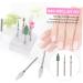 FRCOLOR 5 Sets Nail Clipper Grinding Head Diamond Carbide Nail Drill Bit Ceramic Cuticle Bit Nail Kit Nail Art Tool Ceramic Tools Drill Bits for Nails Brocas para Supplies Manicure Nylon - Buy Online on GoSupps.com