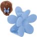 Colorful Flower Hair Clips Normal Thin Hair Styling Thick Cute Flower Claw Clip for Hair Accessories for Girlfriends(Light blue) - Buy Online on GoSupps.com