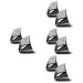SHERCHPRY Graduation 4 Pairs High Heels Toe Cover The Alloy Anti-wrinkle Graduation