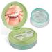 Didatool prosthetic dose leak -proof storage case for dentures portable denture can with mirror and user storage layer ideal for trips and daily use (green)