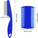 4 Pcs Pet Comb for Cat Dog Flea Lice Tear Stain Remover Combs Fine Tooth Grooming Removal Tool Blue - Buy Online on GoSupps.com