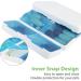 Opret Magnetic Foldable Pill Box Case - 2 Pack 7 Compartment Travel Organizer for Pills & Vitamins Dustproof & BPA Free (Blue - Buy Online on GoSupps.com