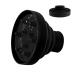 Generic Blow Dryer Vent Hood Foldable Silicone Hair Dryer Nozzle Heat Resistant | Soft Blow Dryer Accessory Multifunctional Hair Styling Supplies for Girls black
