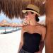 Women's Straw Short Brim Panama Fedora Beach Hat - Khaki, One Size | Summer Vacation Sun Trilby Hat - Buy Online on GoSupps.com