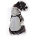 Petcute Waterproof Dog Rain Jacket - Windproof Coat with Reflective Stripes for Small Medium & Large Dogs - Adjustable with Hood - S Gray - Buy Online on GoSupps.com