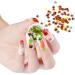 Fall Maple Leaf Nail Sticker Set - Colorful DIY Nail Art Glitters & Sequins - Manicure Decoration Supplies - Buy Online on GoSupps.com