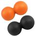 Healeved 2pcs Back Roller Yoga Ball Muscle Roller Peanut Massage Ball Double Massage Ball Lacrosse Ball Ice Hockey Deep